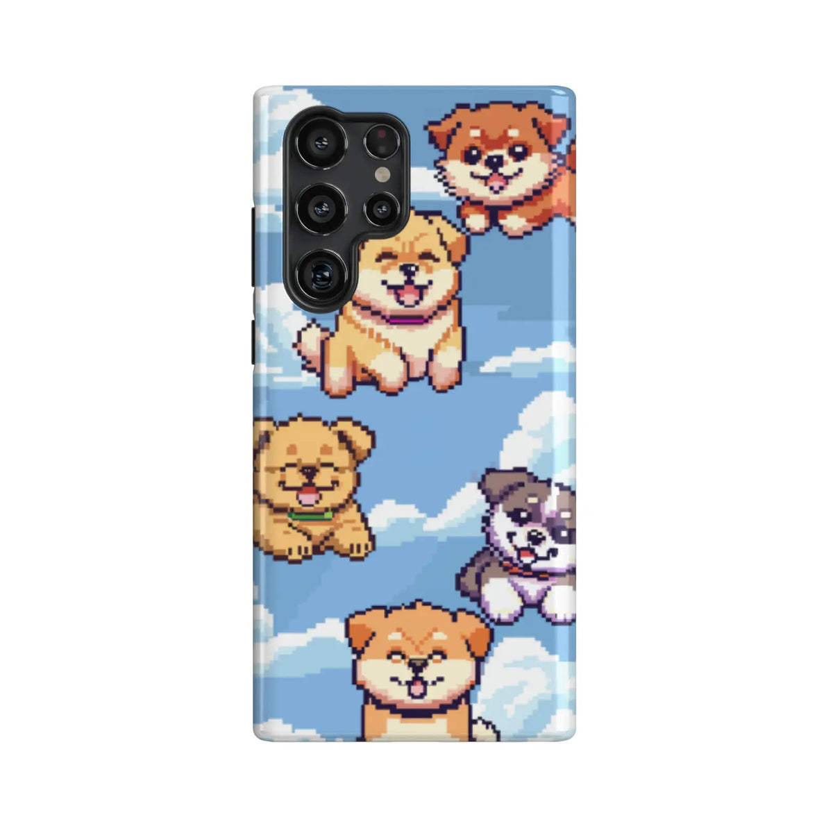 Dogs Walking in the Clouds: Funny Series Phone Case