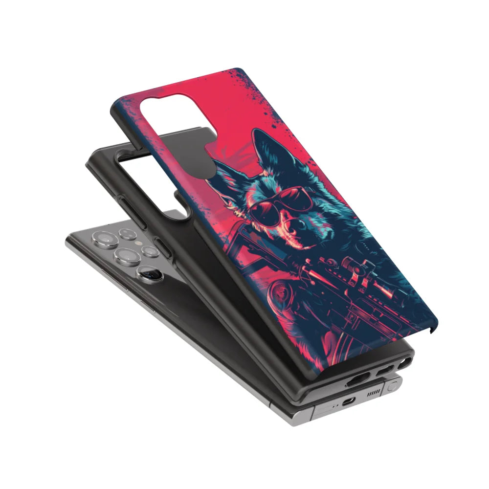 Special Forces Soldier: Cool Dog Phone Case