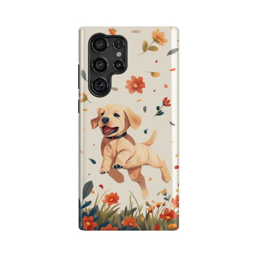 Labrador: Flower and Dog Series Galaxy Case - FinnyCase