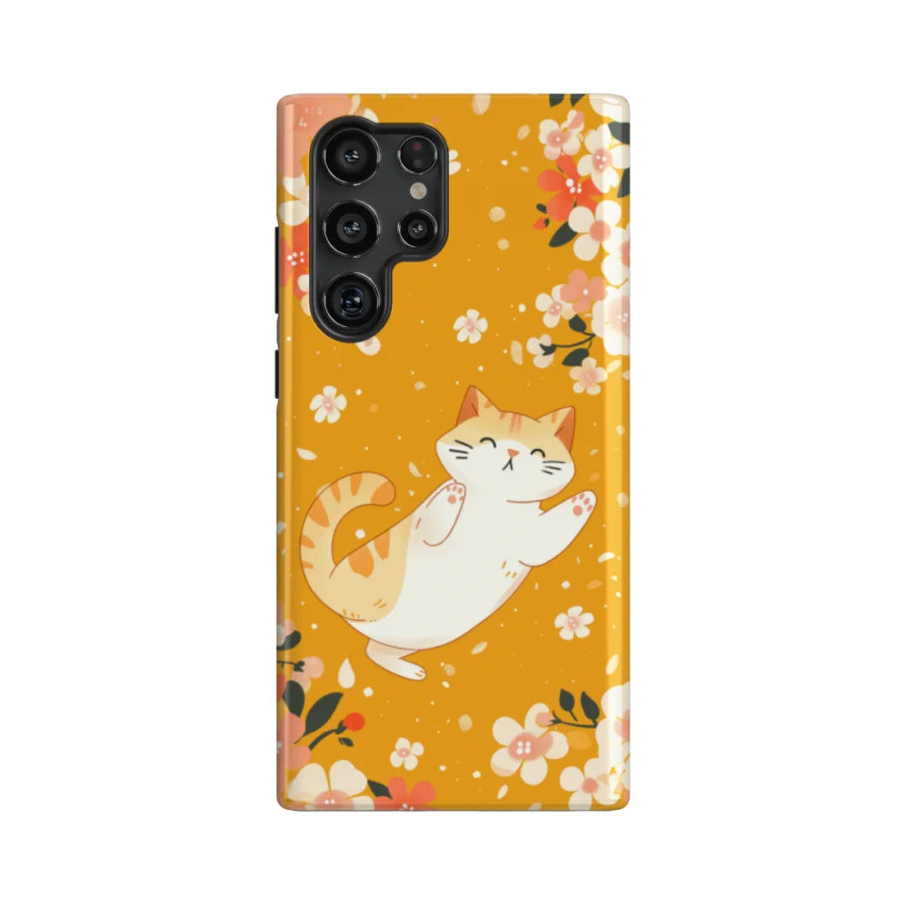 Smile: Flower and Cat Series Phone Case