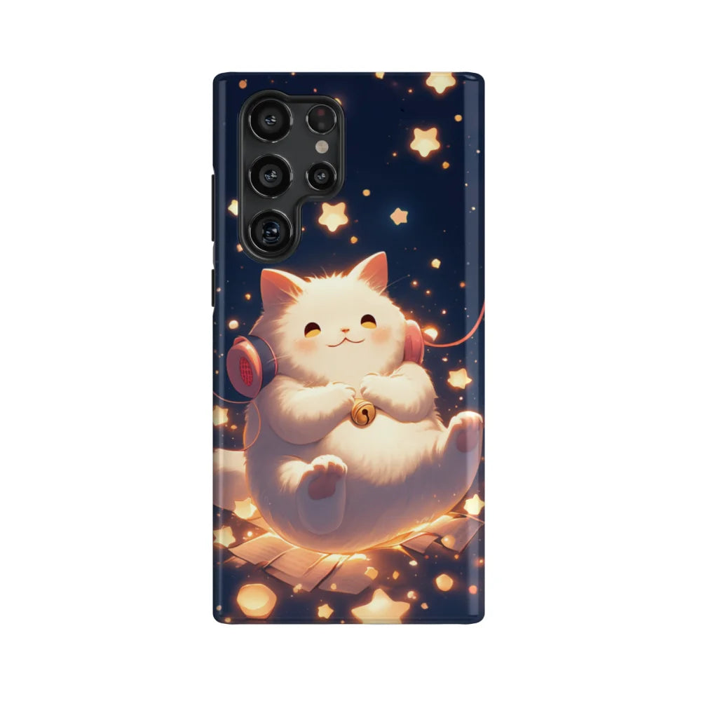 Listen the Music: Cute Cat Phone Case