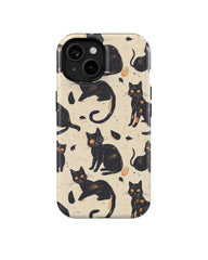 Black Cat Territory: Funny Cat Phone Case - FinnyCase