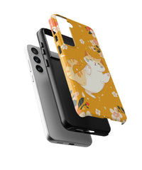 Smile: Flower and Cat Series Galaxy Case