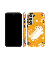 Smile: Flower and Cat Series Galaxy Case