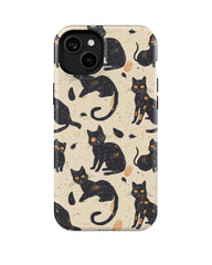 Black Cat Territory: Funny Cat Phone Case - FinnyCase