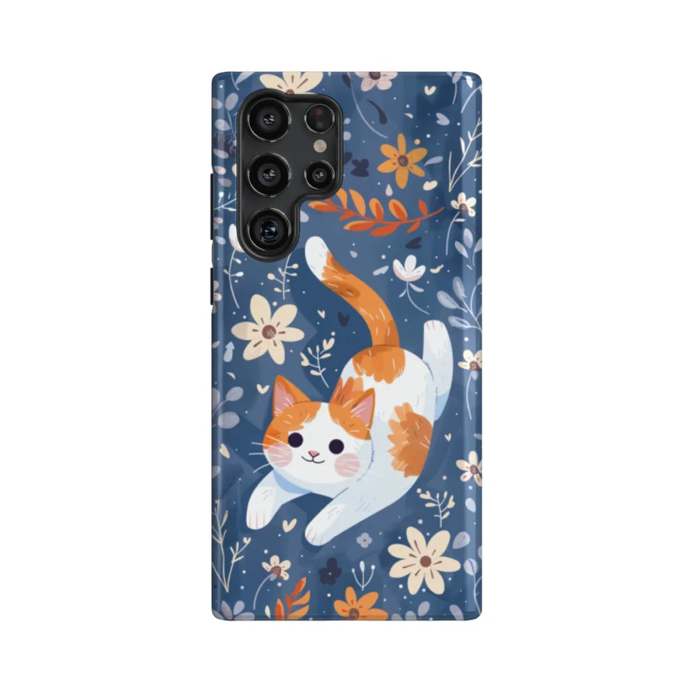 Plump: Flower and Cat Series Phone Case