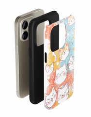 Happy Stickers: Colorful Cat Phone Case