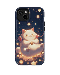 Listen the Music: Cute Cat Phone Case