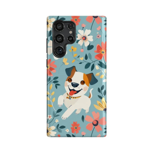 Bulldog: Flower and Dog Series Phone Case
