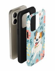 Bulldog: Flower and Dog Series Phone Case