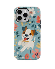 Bulldog: Flower and Dog Series Phone Case