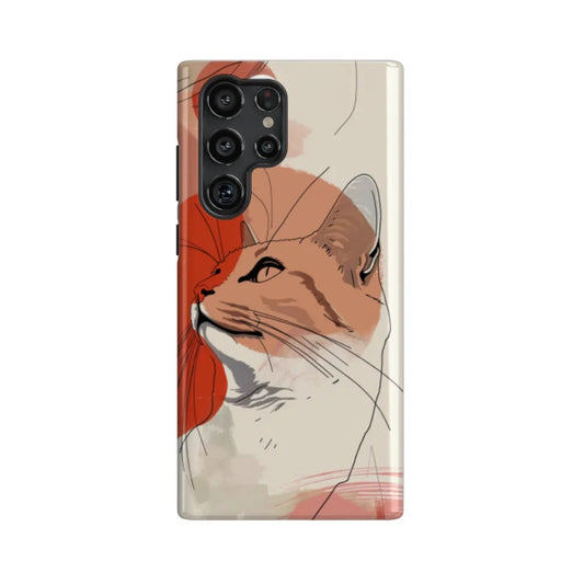 Elegant Look Back: Funny Series Phone Case
