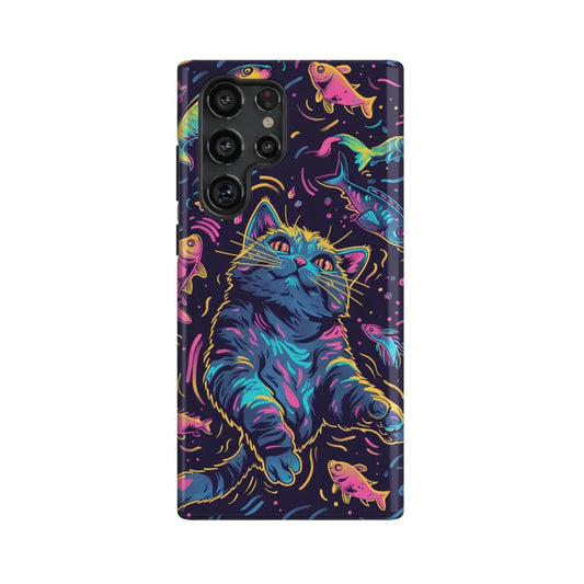 Roaming in Fish: Funny Cat Phone Case