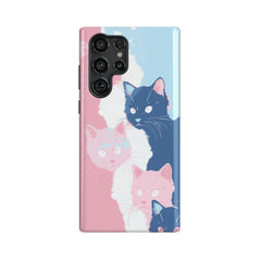 Pigment Mixing: Colorful Cat Galaxy Case - FinnyCase