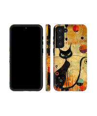 Noble Black Cat: Art Phone Case