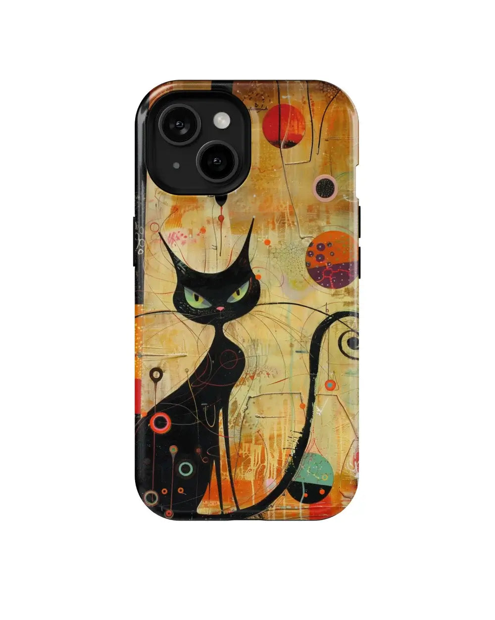 Noble Black Cat: Art Phone Case