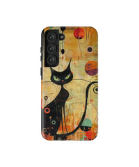 Noble Black Cat: Art Phone Case