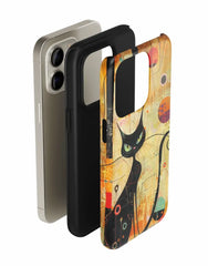 Noble Black Cat: Art Phone Case