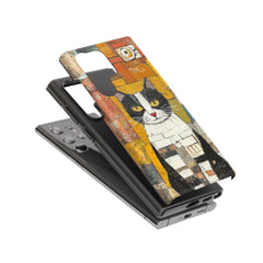 Colorblock Kitty : Colorful Cat Phone Case