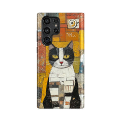 Colorblock Kitty : Colorful Cat Phone Case