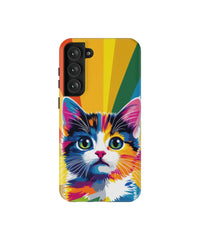 Spectrum Feline : Colorful Cat Phone Case