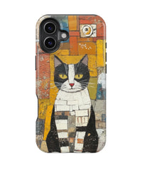 Colorblock Kitty : Colorful Cat Phone Case
