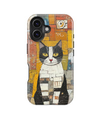 Colorblock Kitty : Colorful Cat Phone Case