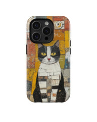Colorblock Kitty : Colorful Cat Phone Case