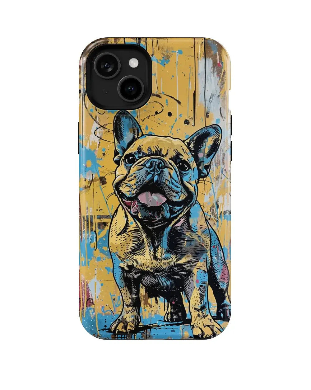 Paint Bulldog: Art Phone Case