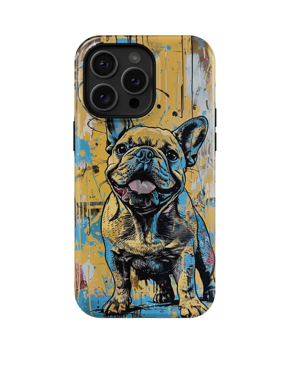 Paint Bulldog: Art Phone Case