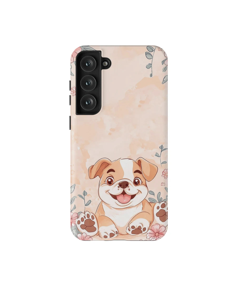 Bulldog Ⅱ: Flower Design Phone Case