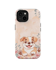 Bulldog Ⅱ: Flower Design Phone Case