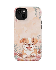 Bulldog Ⅱ: Flower Design Phone Case