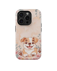 Bulldog Ⅱ: Flower Design Phone Case