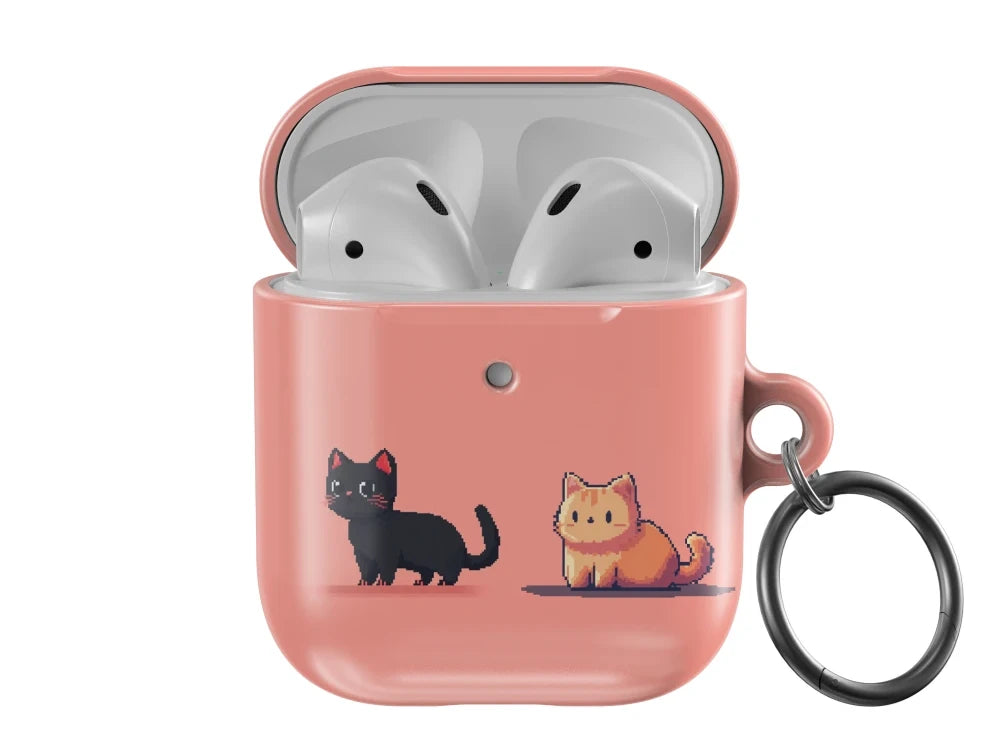 Pixel Cute Cats | AirPods Case