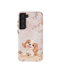 Cocker Spaniel: Flower Design Phone Case