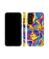 Ms. Elegant Cat: Colorful Art Phone Case