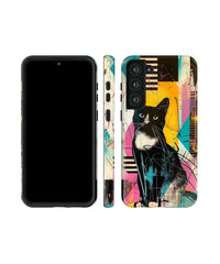 Black Cat II: Colorful Art Phone Case