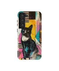 Black Cat II: Colorful Art Phone Case