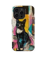 Black Cat II: Colorful Art Phone Case