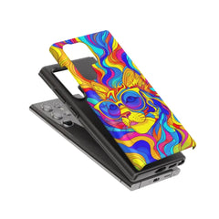 Ms. Elegant Cat: Colorful Art Phone Case