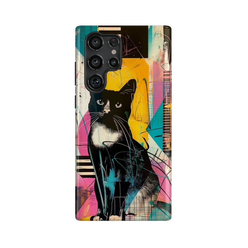 Black Cat II: Colorful Art Phone Case