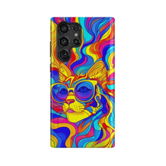 Ms. Elegant Cat: Colorful Art Phone Case