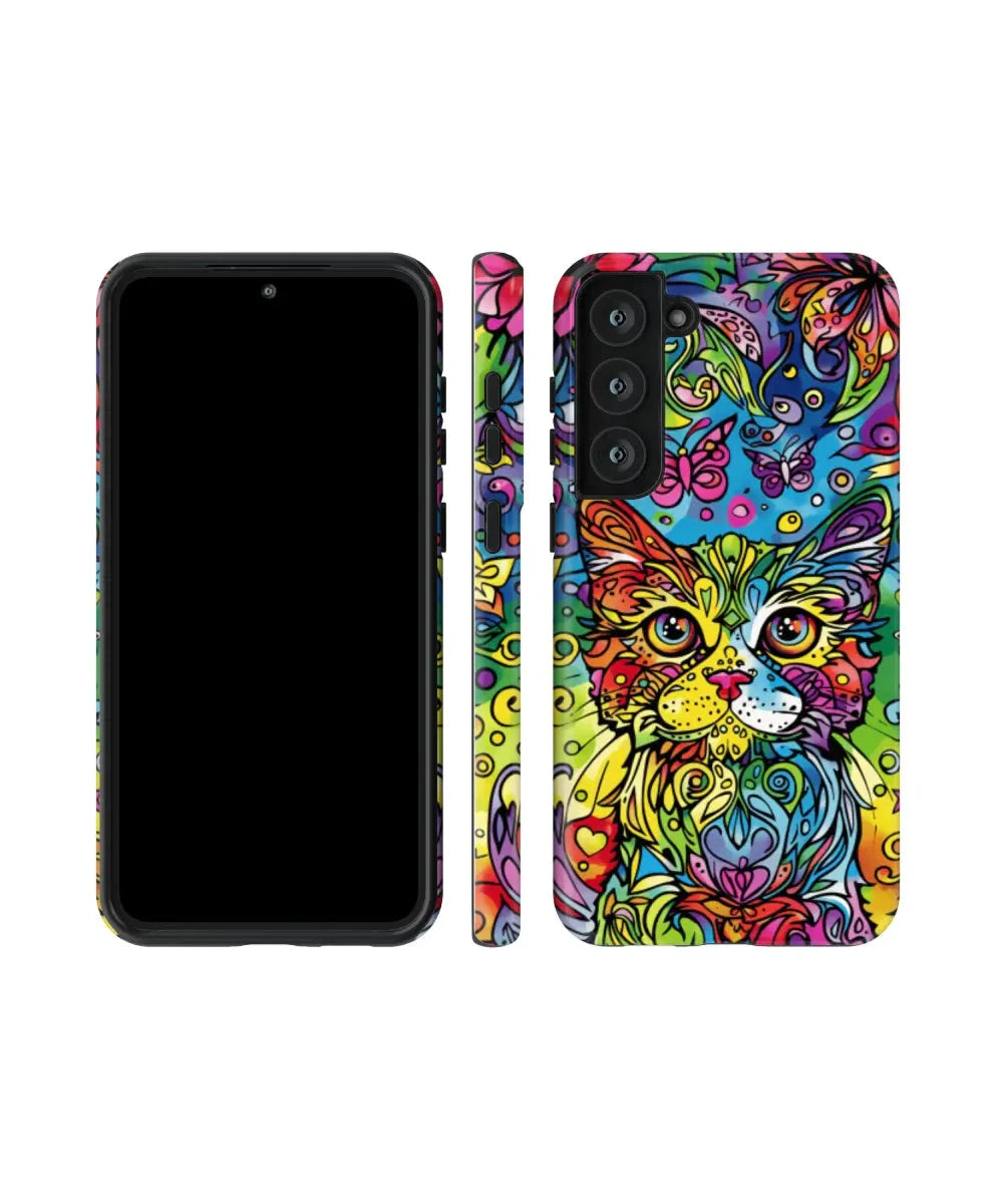 Abstract Meow: Colorful Art Phone Case