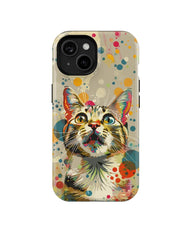 Pop Art Cat: Colorful Phone Case