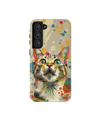 Pop Art Cat: Colorful Phone Case