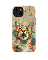 Pop Art Cat: Colorful Phone Case