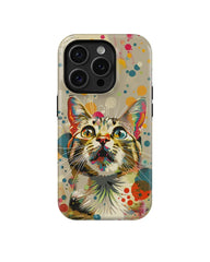 Pop Art Cat: Colorful Phone Case