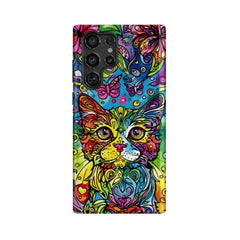 Abstract Meow: Colorful Art Phone Case