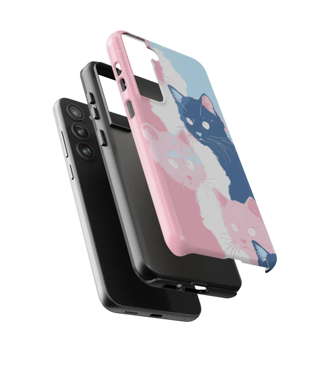 Pigment Mixing: Colorful Cat Galaxy Case